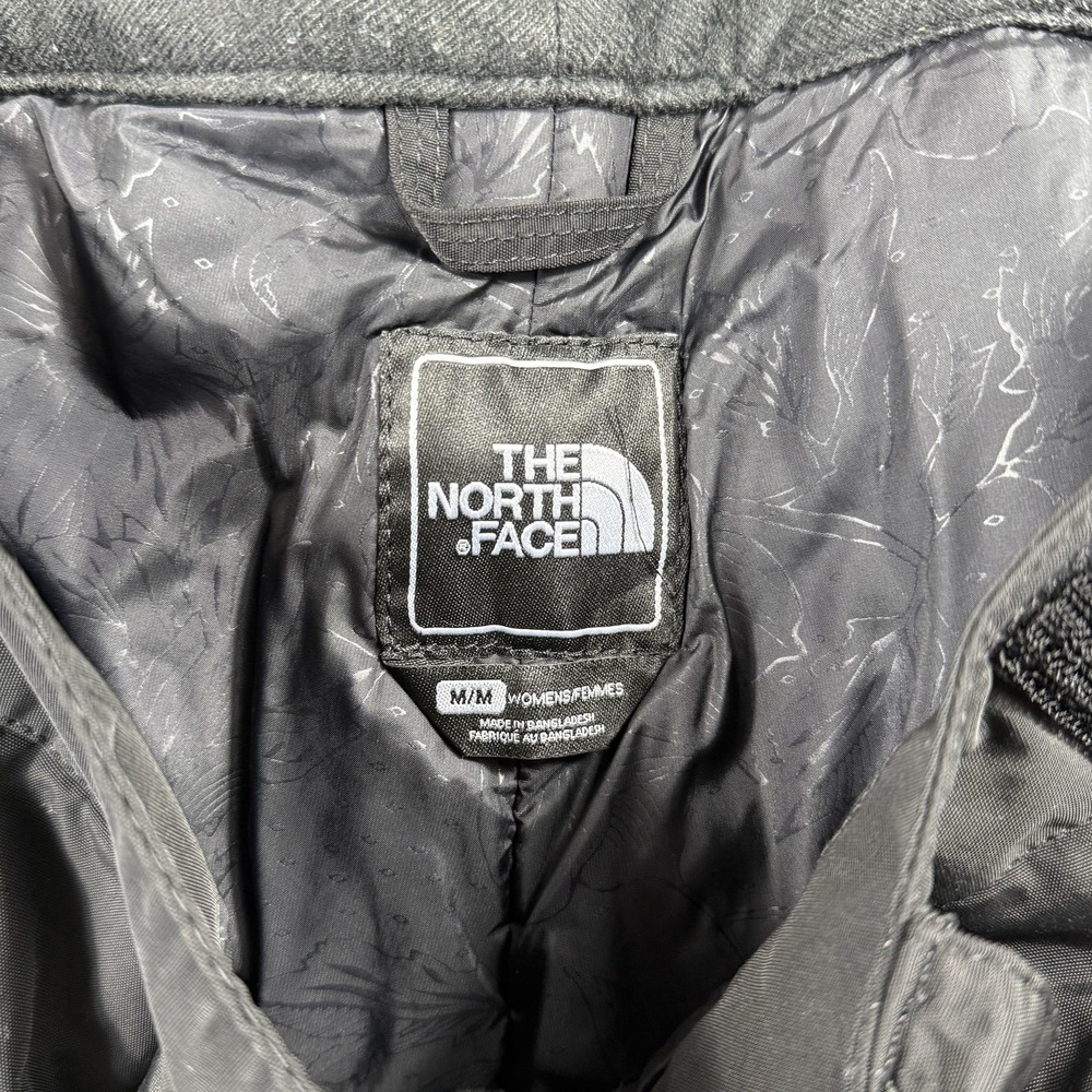 The North Face Snow Pants Womens Medium Black HyVent Insulated Ski Waterproof - Picture 3 of 8